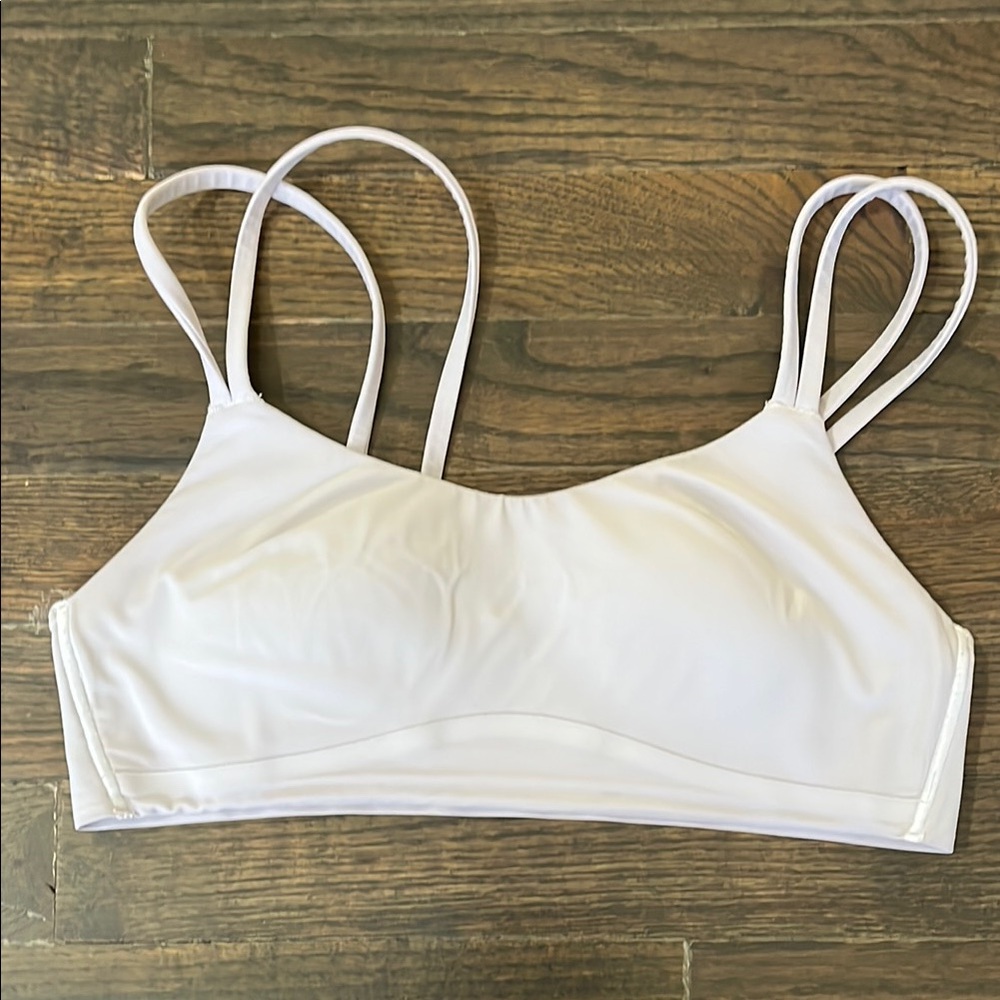 Lululemon like a cloud White Double-Strap Sports Bra